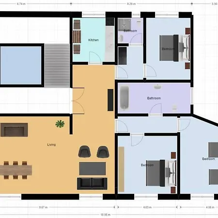 Apartment Treasurerome Bianca Family *